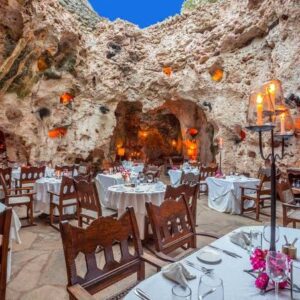 A magical fine dinning at Ali Barbour's Cave Restaurant in Diani- one of the best things to do in Diani beach with Johari Africa Adventures