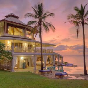 Alfajiri villas - one of the luxury beach resorts, hotels and villas in Diani beach you can book with Johari Africa Adventures