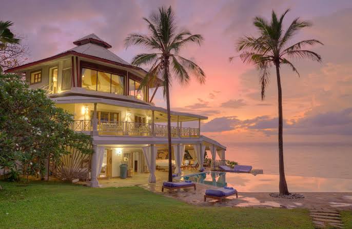 Alfajiri villas - one of the luxury beach resorts, hotels and villas in Diani beach you can book with Johari Africa Adventures