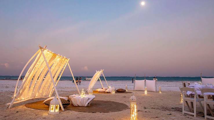 Experience Diani beach Vibrant Nightlife at Nomad beach bar - one of the best things to do in Diani beach with Johari Africa Adventures