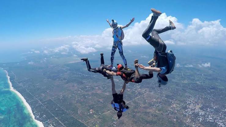 Experience Skydiving Over Diani Beach - one of the best things to do in Diani beach with Johari Africa Adventures